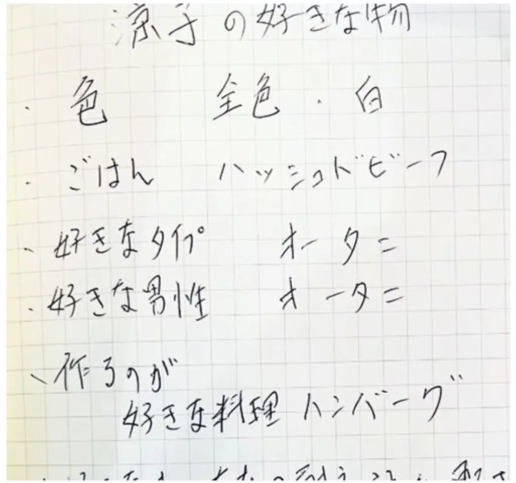 涼子の好きなところ