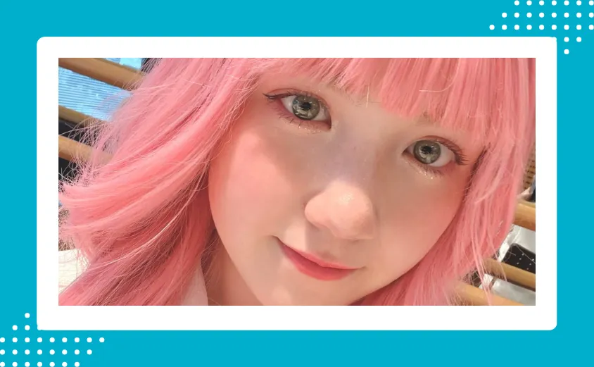 おじゃすはハーフで目の色が印象的!
